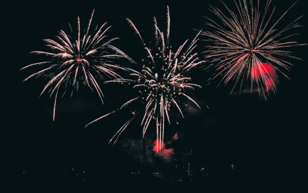 happy new year - fireworks